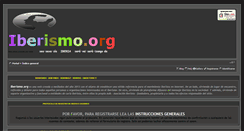Desktop Screenshot of iberismo.org