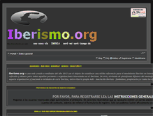 Tablet Screenshot of iberismo.org